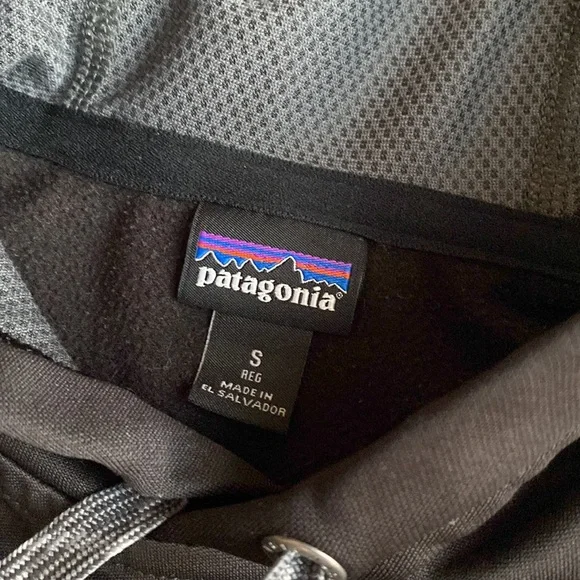 Patagonia Mens Hooded Sweatshirt Black S - Picture 5 of 7